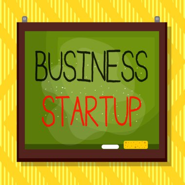 Sözcük Yazma İş Başlangıcı. İşletmelerinin ilk aşamasında olan şirket için iş konsepti asimetrik biçimsiz biçim şekli nesne ana hatları çok renkli tasarım.