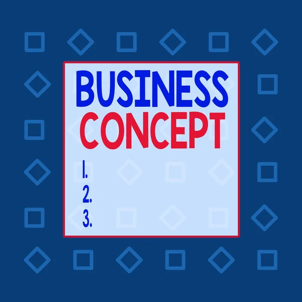 Nota di scrittura che mostra Business Concept. Business photo showcase approccio al marketing o la consegna di un prodotto esistente Quadrato rettangolo foglio di carta caricato con la creazione completa di tema modello . — Foto Stock