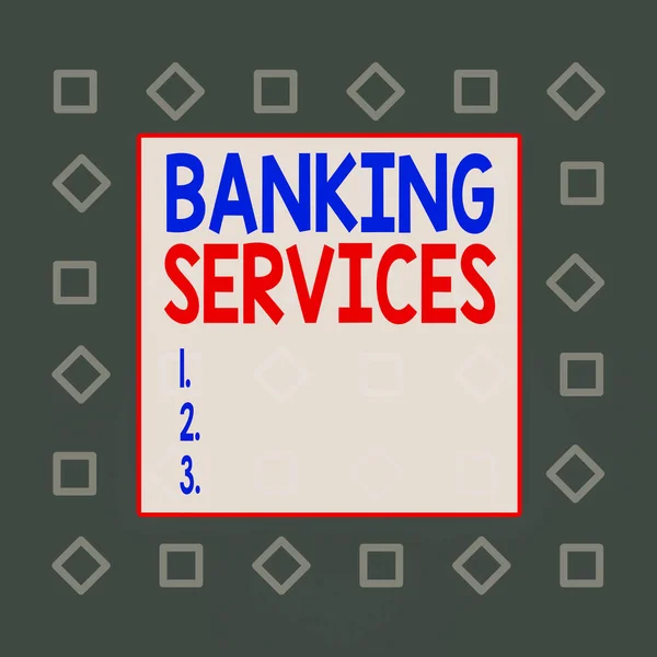 A banki szolgáltatásokat bemutató levél. Üzleti fotó bemutató eszközök elemzése demonstrációs pénzügyek és épület eszközök Tér téglalap papír lap tele teljes létrehozása minta — Stock Fotó