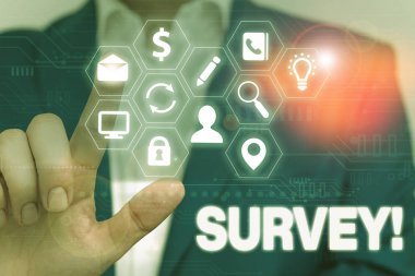 El yazısı metin yazma Anketi. Önceden tanımlanmış bir gruptan veri toplamak için kullanılan kavram anlamı araştırma yöntemi.