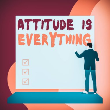 Tavır gösteren kavramsal el yazısı her şeydir. 