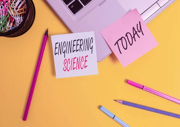 Conceptual Hand Writing Showing Engineering Science Concept Meaning Deal Physical — 스톡 사진