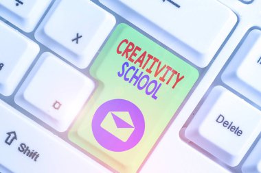 Handwriting text Creativity School. Conceptual photo students are able to use imagination and critical thinking