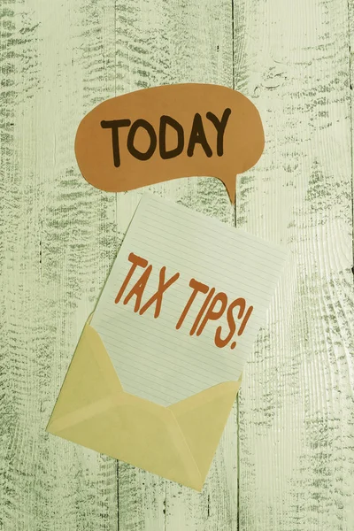 Text Sign Showing Tax Tips Business Photo Text Compulsory Contribution — 스톡 사진