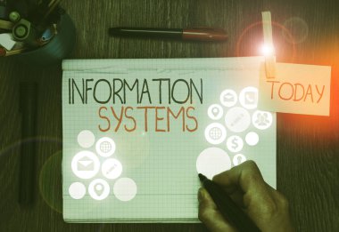 Handwriting text Information Systems. Conceptual photo study of systems with a exact reference to information