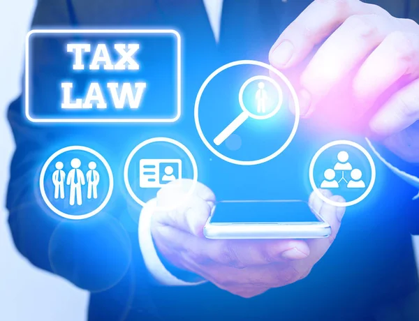 Vergi Kanunu Gösteren Metin Işareti Mülk Değeri Veya Işlemleri Üzerine — Stok fotoğraf