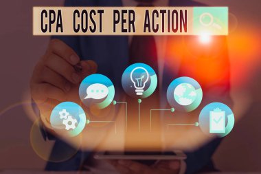 Kelime yazma metni Cpa Her Eylem Başına Maliyet. Kullanıcı Bağlantı Bağlantına tıklayınca iş fotoğraflama komisyonu ödeme yapıyor