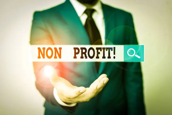 Nota Scrittura Che Mostra Profit Concetto Business Non Fare Condotto — Foto Stock