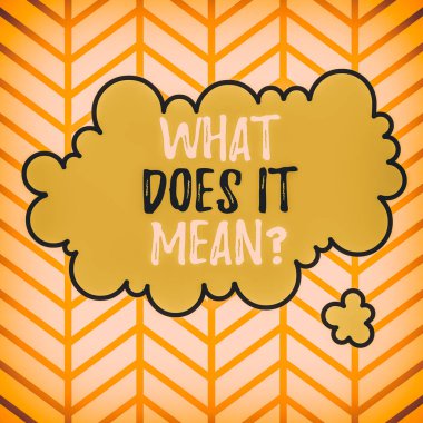 Ne anlama geldiğini gösteren bir not yazıyorum. Belirsiz beyanı iletmek için iş konsepti Asimmetrik düzensiz şekil nesne çoklu renk tasarımı