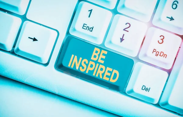 Writing Note Showing Inspired Business Concept Give Oneself Desire Enthusiasm — 스톡 사진