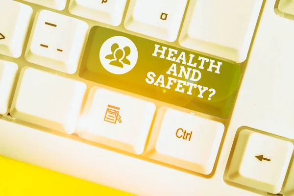 Szövegírás Egészségvédelmi Biztonsági Kérdés Üzleti Fotó Bemutatása Szabályok Eljárások Baleset — Stock Fotó