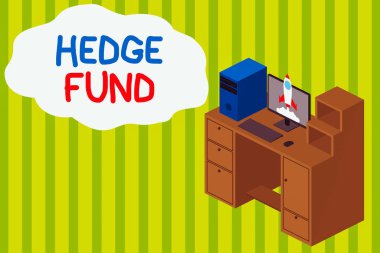 Serbest Fon 'un el yazısı metinleri. Kavramsal fotoğraf temel olarak alternatif bir yatırım ortaklığı için süslü bir isim. Masaüstü istasyonu çekmeceleri, kişisel bilgisayar fırlatma roket bulutları.