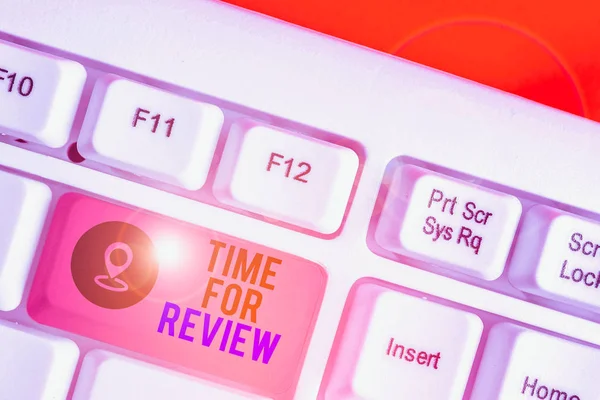 Koncepcionális Kézírás Ami Time Review Mutatja Koncepció Jelentése Értékelés Visszajelzések — Stock Fotó