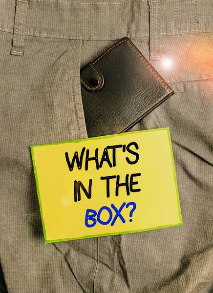 Handwriting Text Writing What Box Question Conceptual Photo Curapp Storeity — Stock Photo, Image