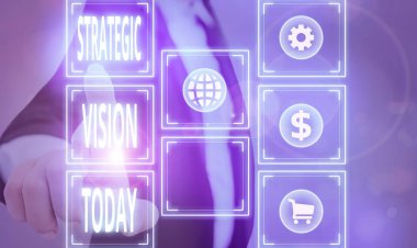 El yazısı metni Stratejik Görüş. Kavramsal fotoğraf, örgütün hareket etmesi gereken yönü belirler