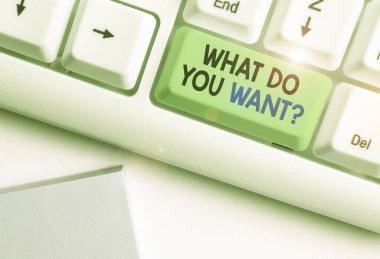 Ne istediğini gösteren metin işareti var. İş fotoğrafı sergisi. Arzularının analizsiz hırs istediğini söyle.