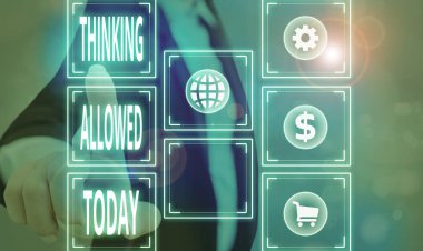 İzin Verilen El Yazısı Yazısı Yazısı. İyileştirilebilir ve harici düşüncelerle ifade edilen kavramsal fotoğraf.