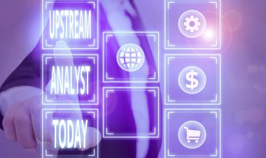 El yazısı metni Upstream Analisti. Çevresel sorunları destekleyen kavramsal fotoğraf savunma stratejileri