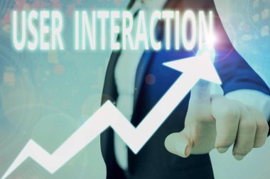 Kullanıcı Etkileşimini gösteren kavramsal el yazısı. Huanalysis ve bilgisayar etkileşimi arasındaki bağlantı anlamına gelen kavram