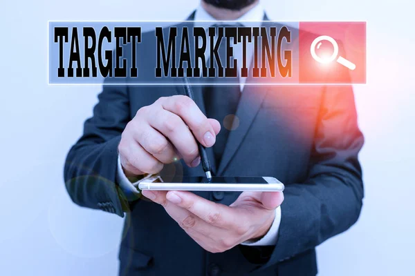 Tekst Pisma Target Marketing Conceptual Photo Group Potential Customers Buy — Zdjęcie stockowe