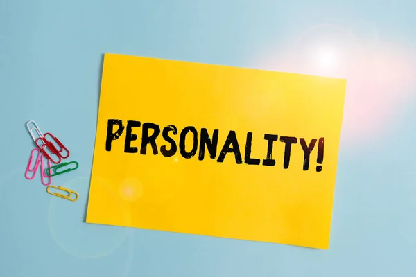 Word Writing Text Personality Business Photo Showcasing Combination Characteristics Form — 스톡 사진