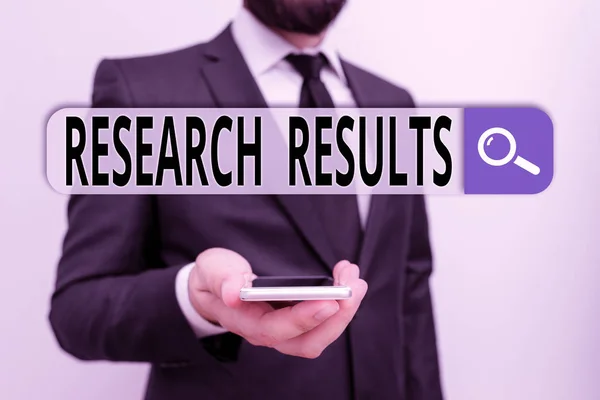 Writing Note Showing Research Results Business Concept Findings Study Based — 스톡 사진