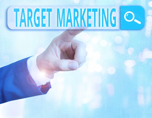 Word Writing Text Target Marketing Business Photo Showcasing Group Potential — Stock fotografie