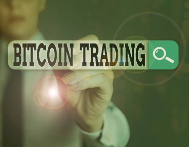 El yazısı Bitcoin Trading. Kavram, borsada kripto para alıp satmak demek..