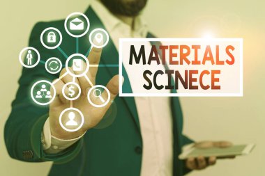 El yazısı metin yazma Malzeme Bilimi. Maddenin özelliklerini içeren disiplinlerarası alan kavramı.