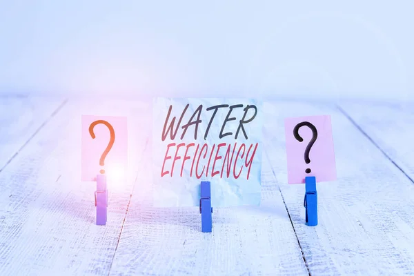 Píšu Poznámku Hospodárnosti Vody Obchodní Koncept Pro Snížení Plýtvání Vodou — Stock fotografie