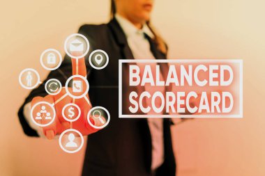 Dengeli Puan Kartı 'nı gösteren bir not yazıyorum. Stratejik analizlerde kullanılan performans analizi ölçeği için iş kavramı