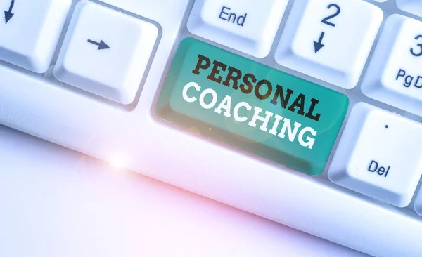 Handwriting text writing Personal Coaching. Conceptual photo relationship agreement between a client and a coach