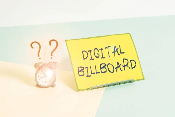 Κείμενο Εγγραφής Κειμένου Digital Billboard Επαγγελματική Φωτογραφία Προβάλλοντας Διαφημιστική Πινακίδα — Φωτογραφία Αρχείου