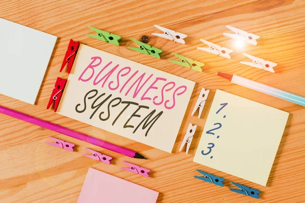 Word Writing Text Business System Business Photo Showcasing Delivery Mechanism — Stock Photo, Image