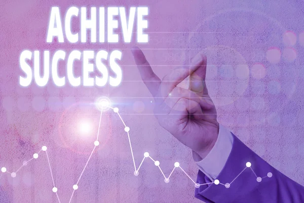 Achieve Access Gösteren Kavramsal Yazısı Stenilen Bir Amaca Ulaşmak Bir — Stok fotoğraf