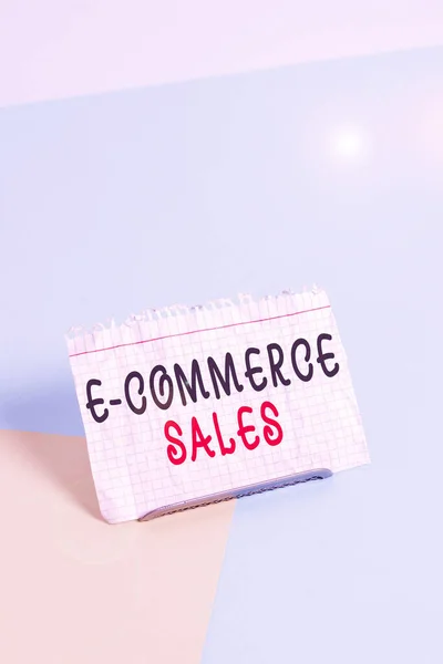 Tekstbord Met Commerce Sales Zakelijke Foto Tekst Activiteit Van Het — Stockfoto