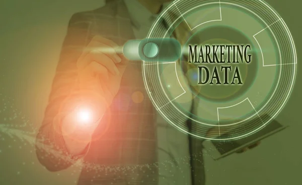 Signo Texto Que Muestra Datos Marketing Información Texto Foto Comercial — Foto de Stock