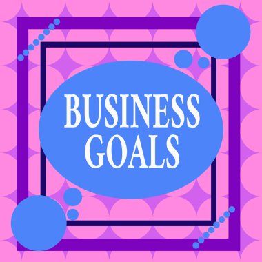 İş Hedeflerini gösteren bir not yazıyorum. Şirket için iş kavramı, belirli bir zaman diliminde asimetrik format desenli nesnenin çok renkli tasarımı gerçekleştirmesini bekliyor