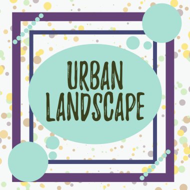 El yazısı, Şehir Peyzajı. Bir şehir içinde görüntüler yakalayan kavramsal fotoğraf görüntüleri uçsuz bucaksız asimetrik biçimsiz şekil şekil nesne ana hatları çoklu renk tasarımı