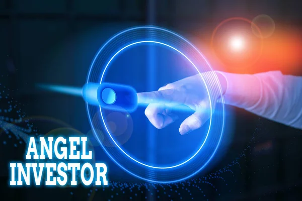 Scrittura Concettuale Mano Che Mostra Angel Investor Concetto Che Significa — Foto Stock