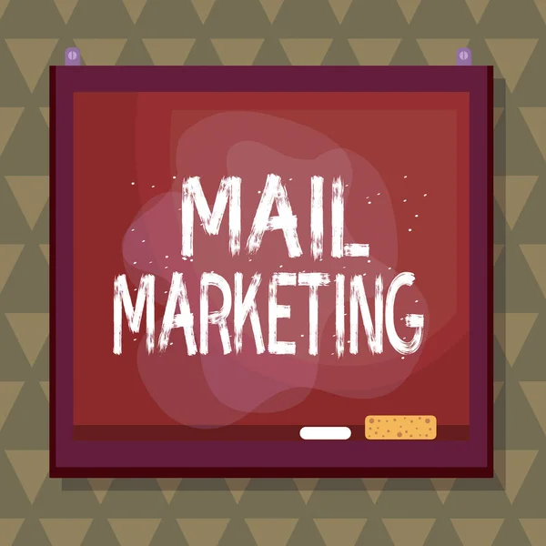 Conceptual Hand Writing Showing Mail Marketing Concept Meaning Act Sending — 스톡 사진