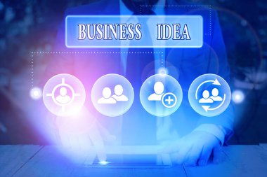 Kelime yazma işi fikri. Ticari amaçlar için kullanılabilecek konsept için iş kavramı.