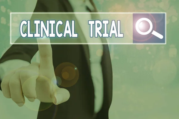 Text sign showing Clinical Trial. Conceptual photo trials to evaluate the effectiveness and safety of medication.