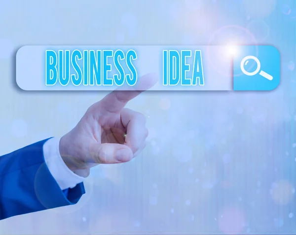 Scrivere una nota che mostra Business Idea. Foto aziendale che mostra il concetto che può essere utilizzato per scopi commerciali . — Foto Stock