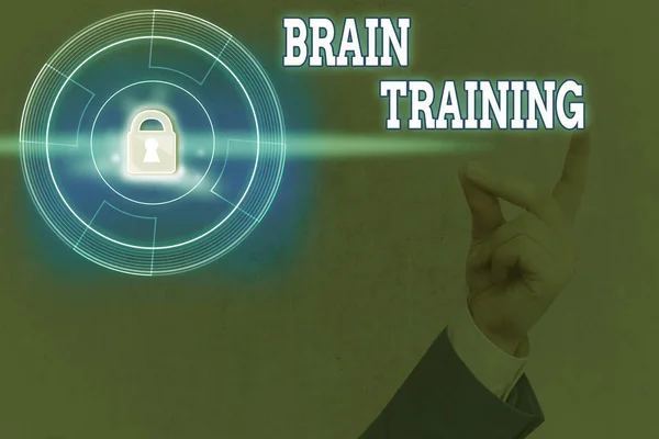 Word writing text Brain Training. Business concept for mental activities to maintain or improve cognitive abilities.