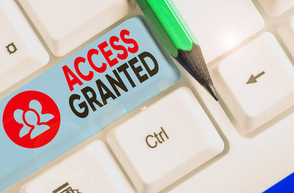 Доступ разрешен почерком. Понятие, означающее допуск пользователей к системным и сетевым ресурсам
.