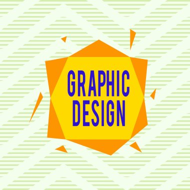 Kelime yazma metni Grafik Tasarımı. Reklamlarda metin ve resimleri birleştirme sanatı için iş konsepti asimetrik düzensiz biçim şekli nesne ana hatları çok renkli tasarım.