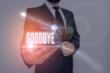 El yazısı. Hoşça kal. Bir konuşmanın ayrılırken veya sonu geldiğinde iyi dilekleri ifade etmek için kullanılan kavram.