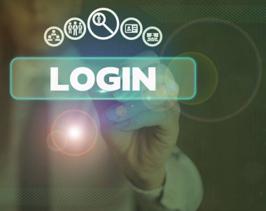 Word yazma metin oturum açma. İş kavramı tecavüz Blog sitesi için Kullanıcı adınızı ve şifrenizi kayıt kullanarak.