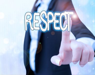 Saygı göstergesi. Kavramsal fotoğraf birine ya da bir şeye derin bir hayranlık duyuyor..